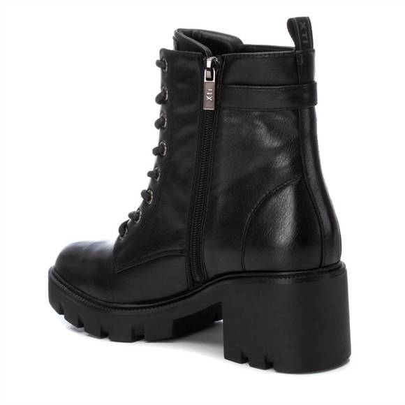 NEW XTI women's combat booties in black - Picture 4 of 5